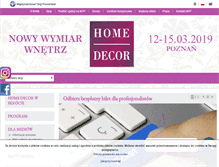 Tablet Screenshot of homedecor.pl